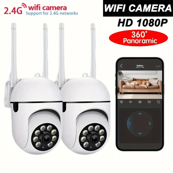 Cámara IP WiFi de Alta Definición 720P-1080P Blanca
