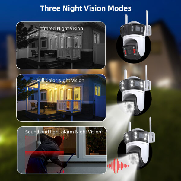Cámara de Seguridad Avanzada con Visión Nocturna a Todo Color - Imagen 7
